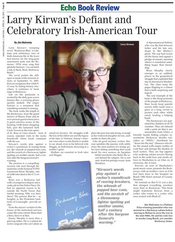 Larry Kirwan's Defiant and Celebratory Irish-American Tour - Irish Echo Interview 4/20/2021